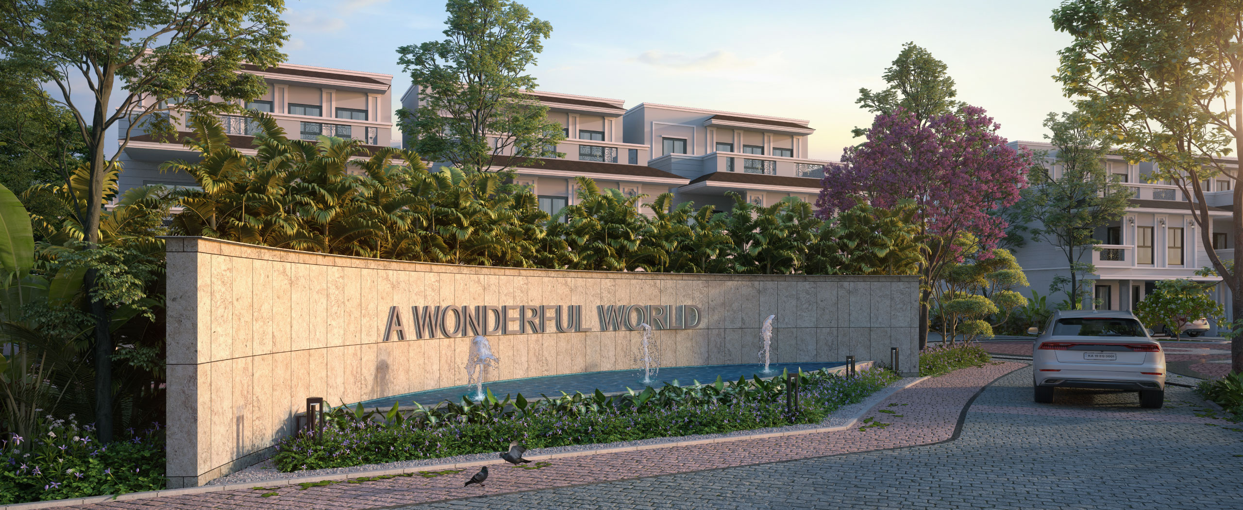 A Wonderful World -entranceview